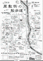 いちかわ屋敷街の散歩道マップ表
