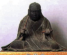 木彫日蓮坐像の画像
