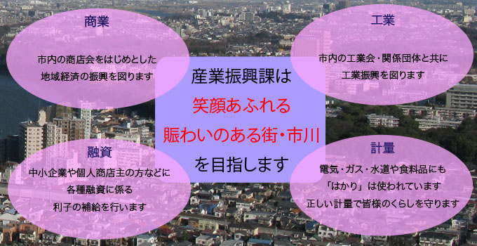 商工振興課事業案内のイメージ
