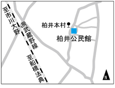 柏井公民館地図