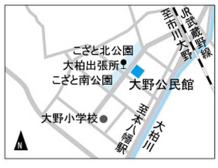 大野公民館地図