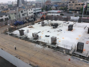 1階の床工事