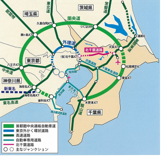 北千葉道路全体図