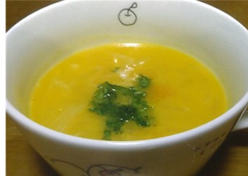 写真：簡単かぼちゃスープ