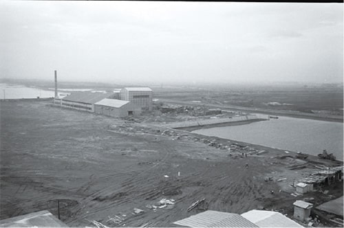 画像：埋立造成中の様子 1966（昭和41）年