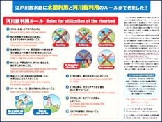 江戸川放水路の利用ルール
