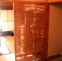 夏のしつらえ 和室・葭戸