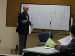 市民と語る市川の幸田露伴一家 市民と語る市川の幸田露伴一家