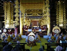 写真：雅楽演奏会（大本山法華経寺祖師堂）