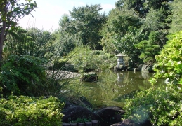 万葉植物園（クリックすると大町・大野町界隈の紹介ページにリンクします）