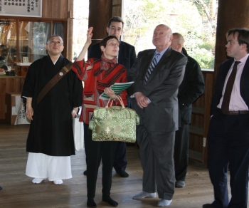 中山法華経寺内説明