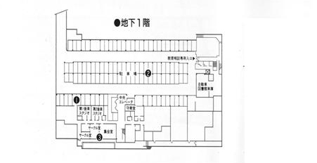 メディアパークB1階フロア図