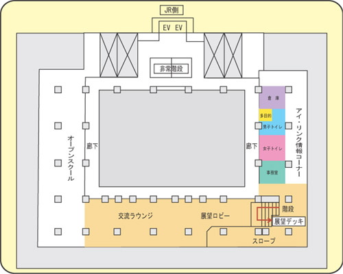 イラスト：45階平面図