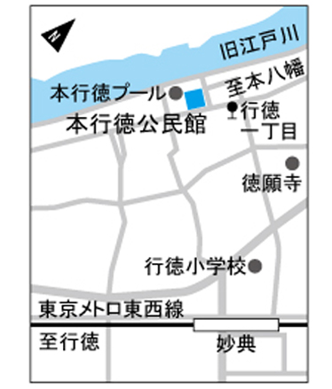 本行徳公民館地図