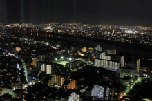 アイ・リンクタウン展望施設からの夜景(南向き)