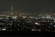 アイ・リンクタウン展望施設からの夜景(西向き)