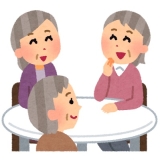 イラスト:認知症カフェの様子のイメージ