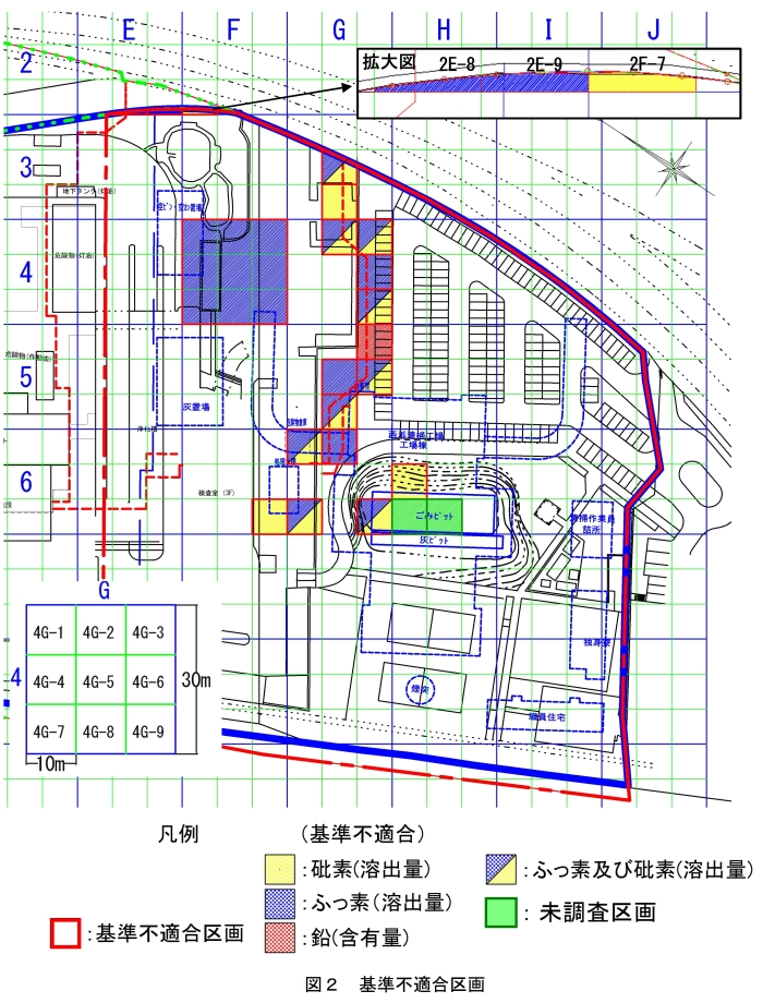 図2 基準不適合区画
