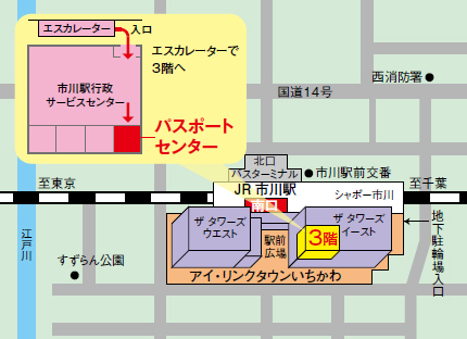 パスポート センター 市川