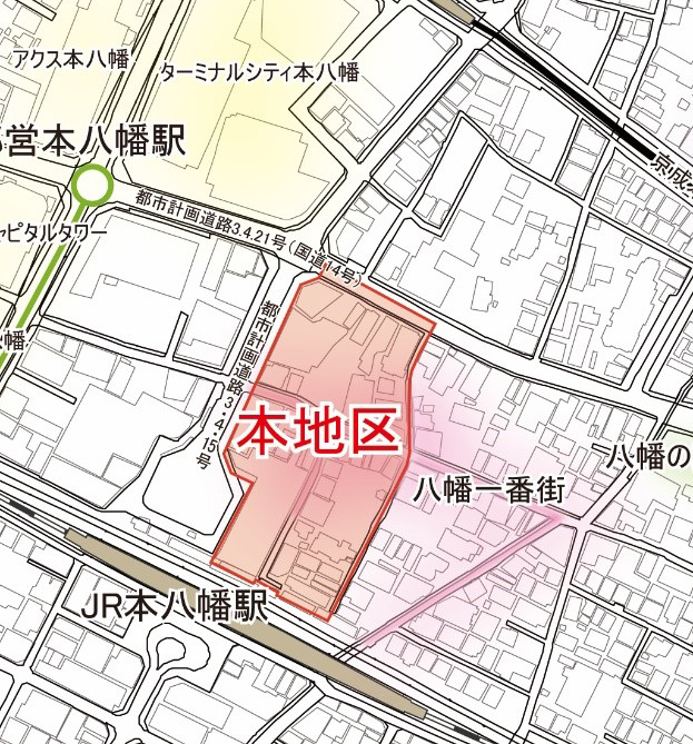 再開発事業地図