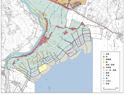 明治13年土地利用図