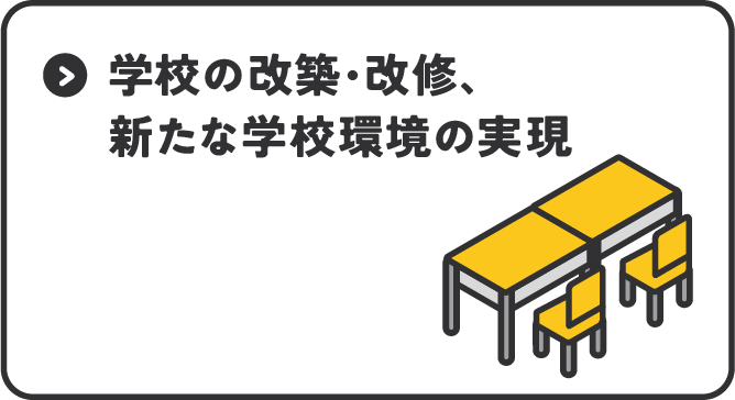 リンク:学校の改築・改修、新たな学校環境の実現