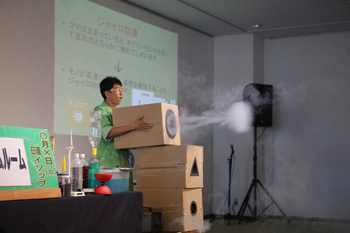 写真：らんま先生のステージイベントの様子