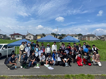 写真:第1回いきもの協働調査当日の様子1