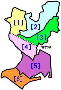 市川市の地図