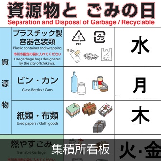 集積所看板