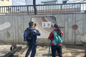 写真：上境橋の親水テラス