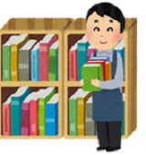 イラスト：図書館員