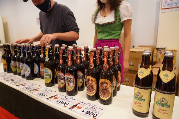 ドイツデイの出展者が販売したビール