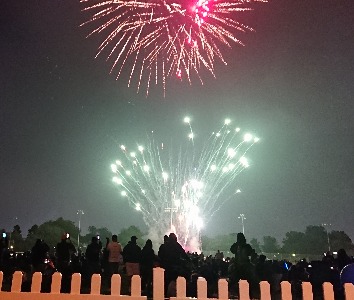 写真：花火