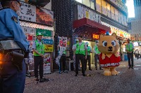 写真:街の安全パトロールの様子
