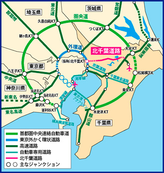 北千葉道路全体図