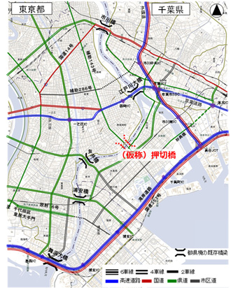 (仮称)押切橋(都市計画道路3・4・25号湊海岸線)