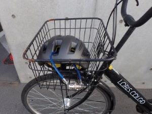 実際にワイヤーロックを使用した画像