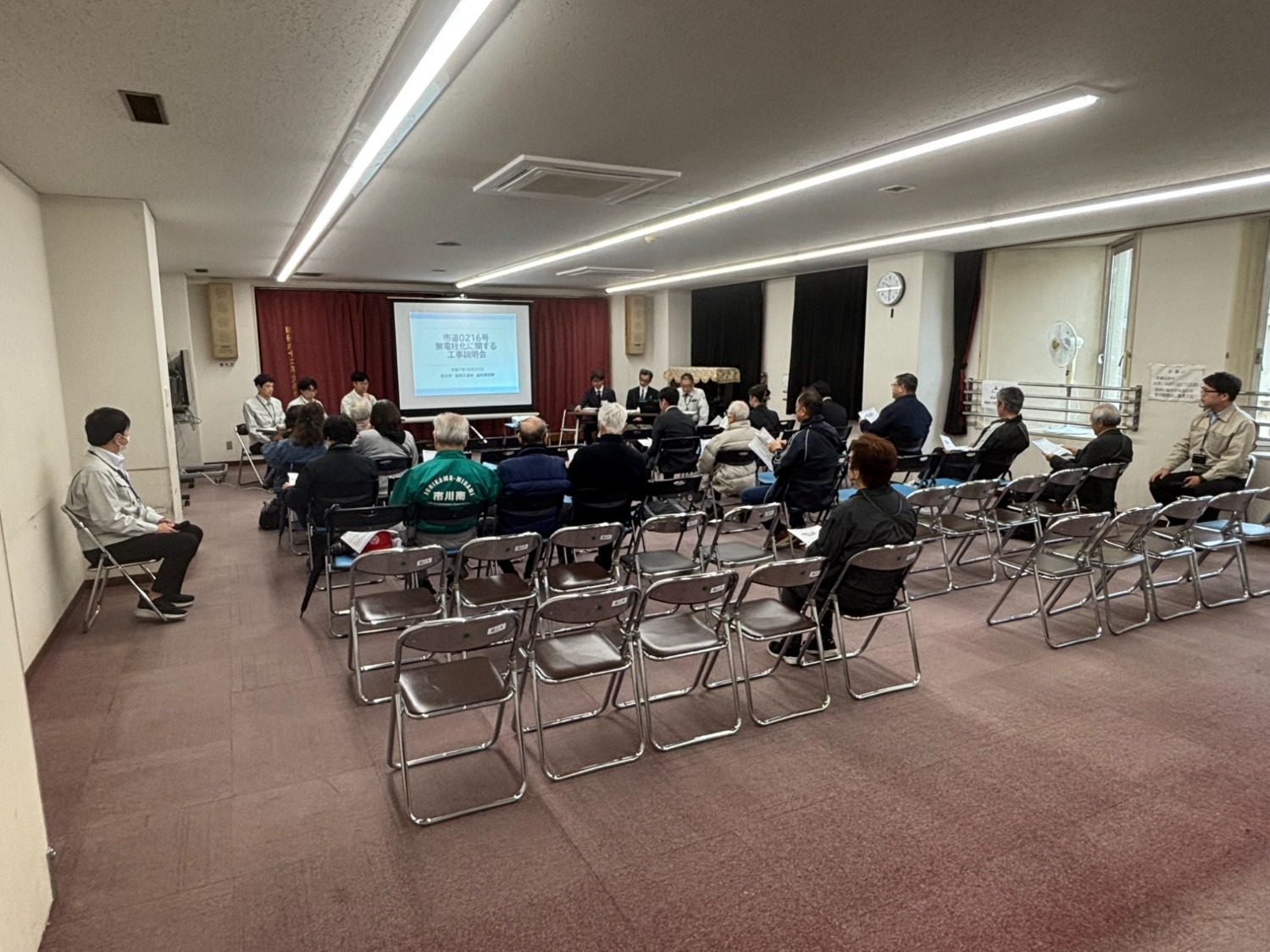 写真:説明会状況