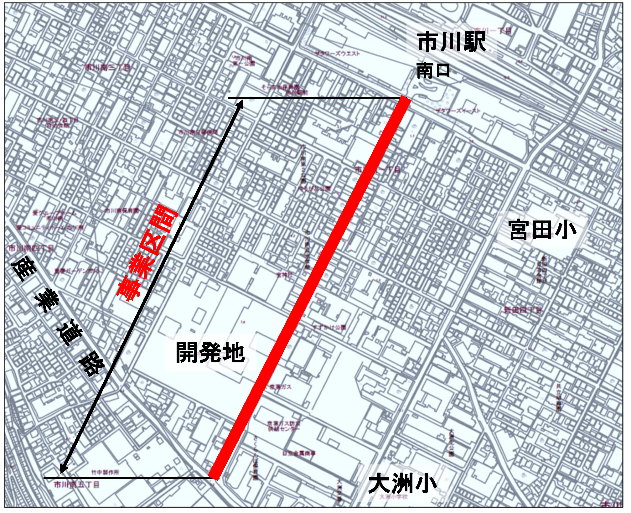 イラスト:市道0216号案内図