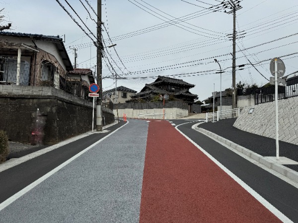 写真:道路北側交差点