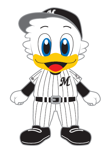 画像：千葉ロッテマリーンズ　公式マスコットキャラクター　マーくん