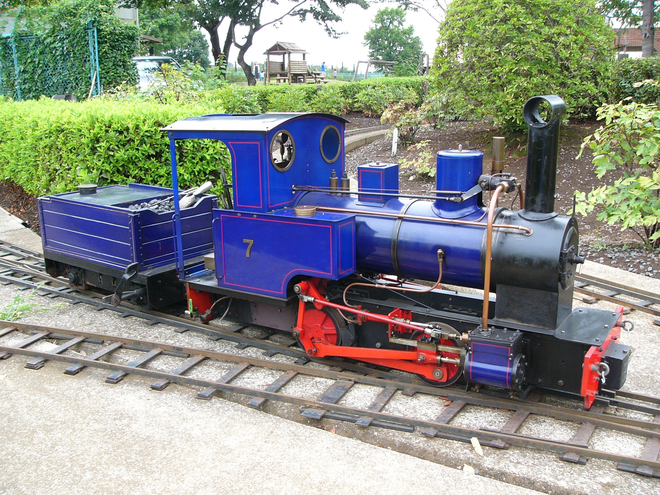 画像：蒸気機関車