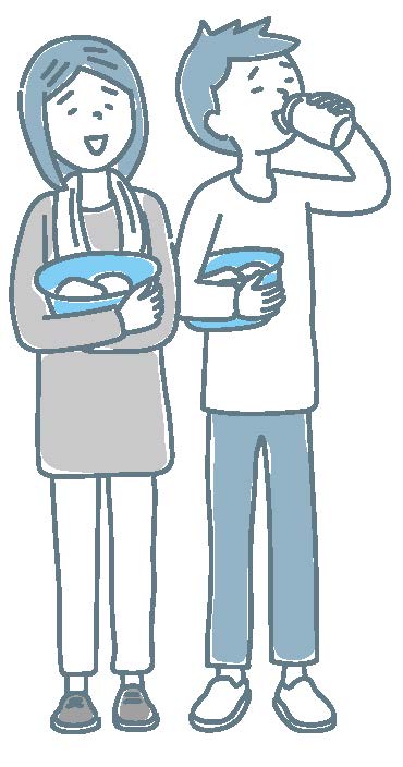 男女のイラスト