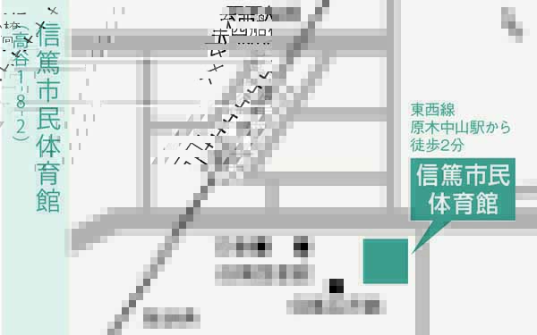 塩浜市民体育館に代わり信篤市民体育館で集団接種を行います