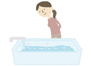 生活用水を確保しましょう