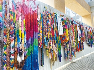 平和の折り鶴(千羽鶴)の募集