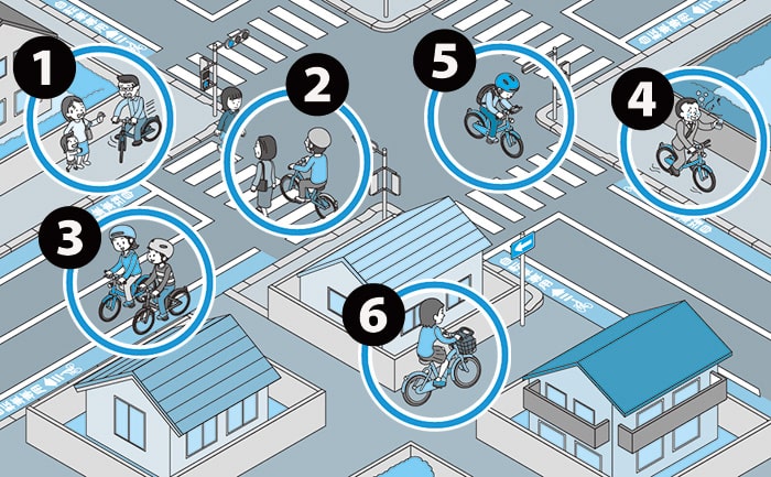 見直そう、自転車の乗り方