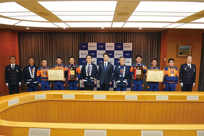 画像：千葉県知事へ表敬訪問をしました