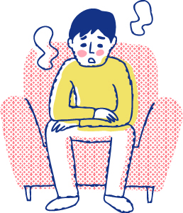 イラスト:ワクチン接種後の副反応症状